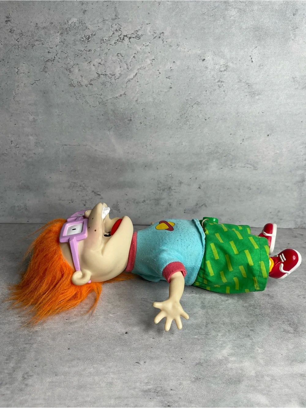 Nickelodeon Rugrats Scared Chuckie Finster Plush Doll Mattel 13” Vintage 1997